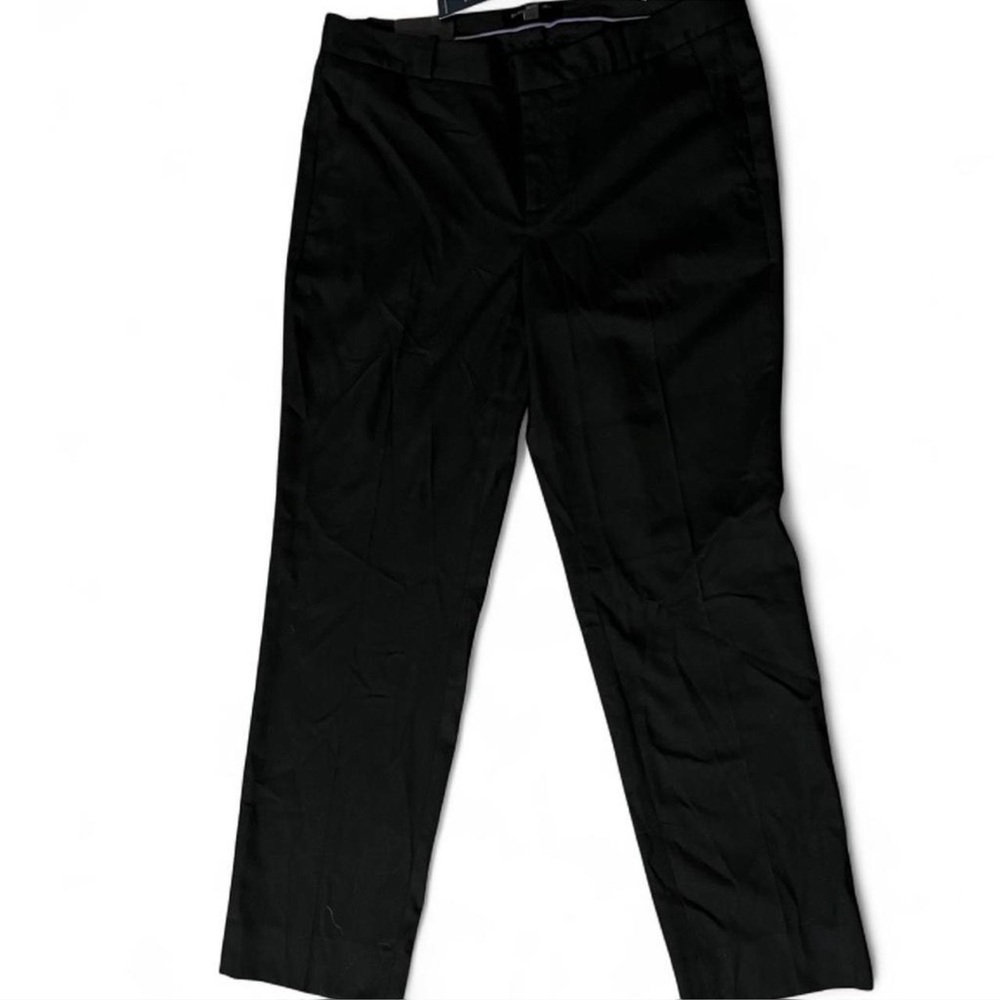 ✨NWT Banana Republic Mid Rise Black straight leg Ryan trousers Size 10P